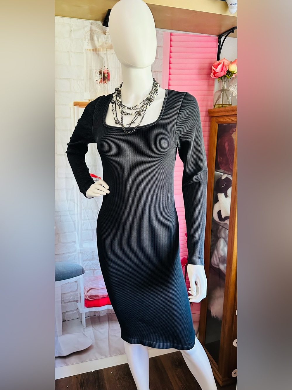 Savvi Colette Longsleeve Dress
